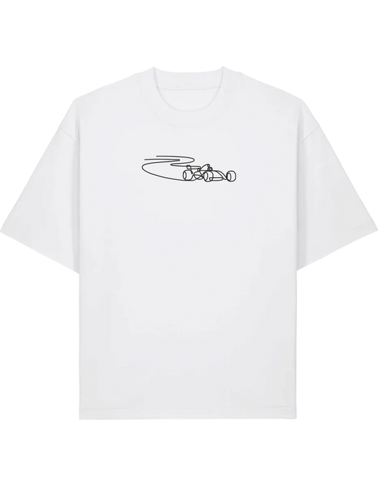 Car outline tricou F1