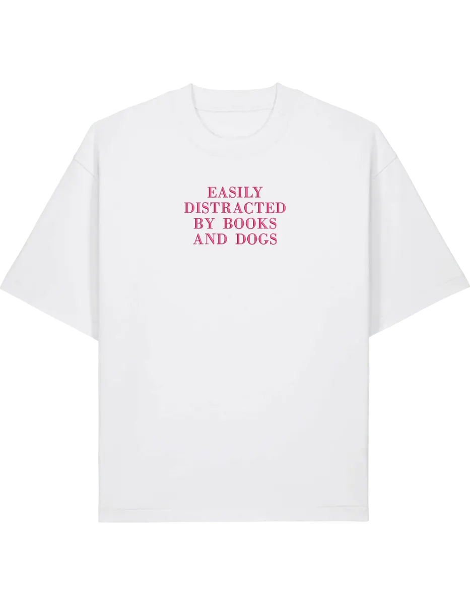 Distracted tricou bookish