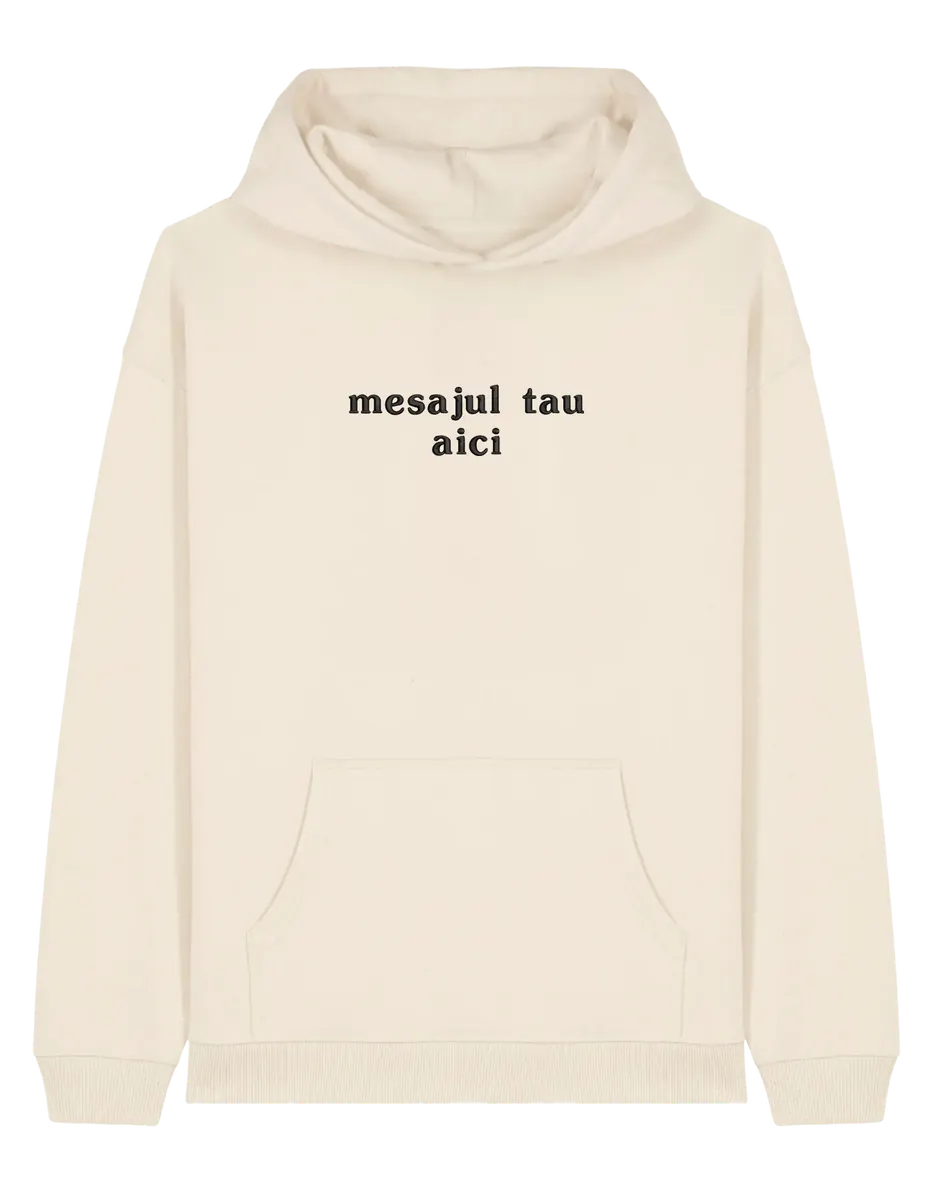 Hanorac personalizat font basic