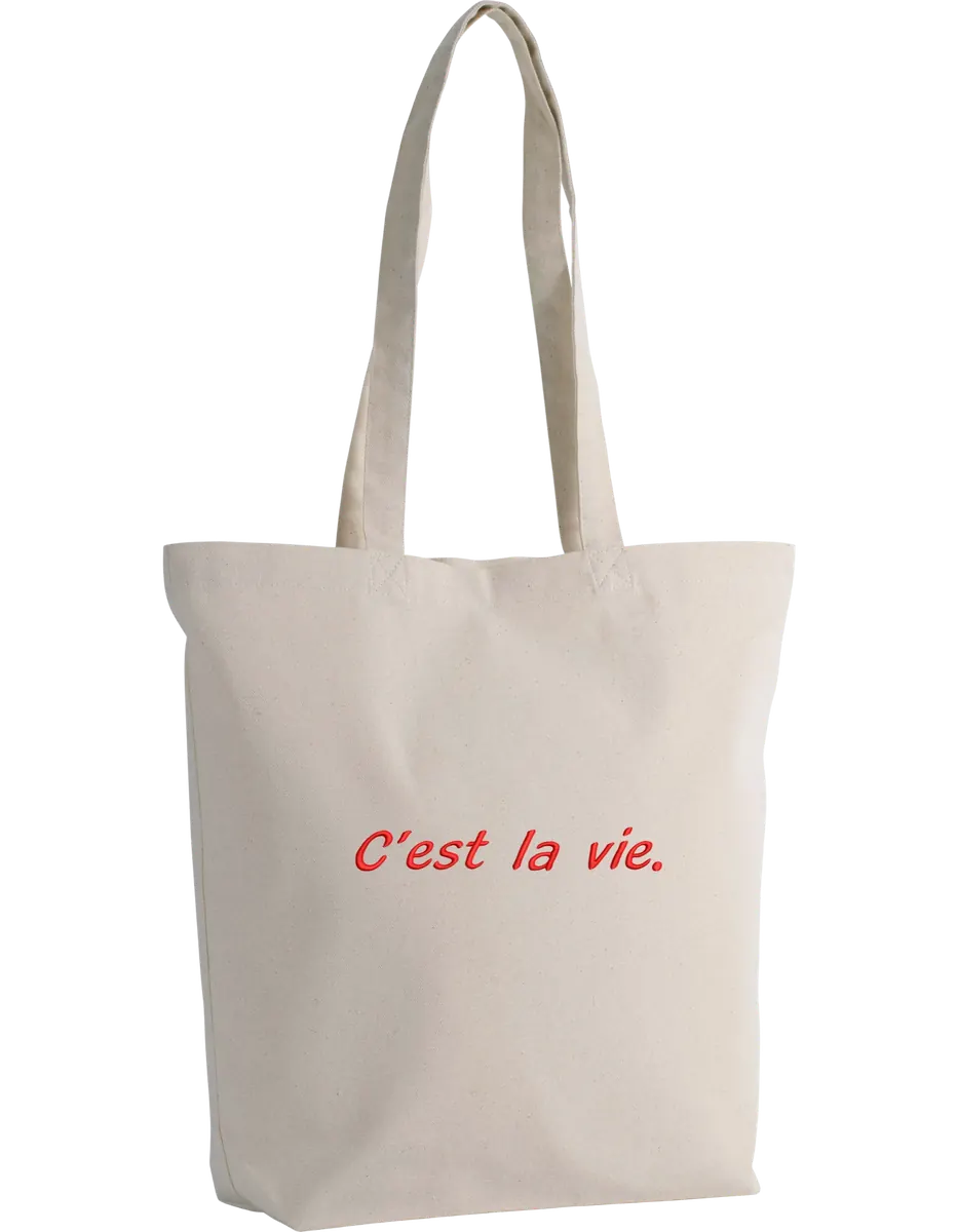 C'est la vie tote bag