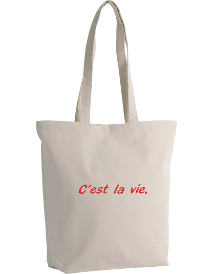 C'est la vie tote bag