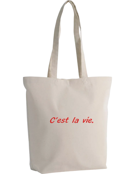 C'est la vie tote bag