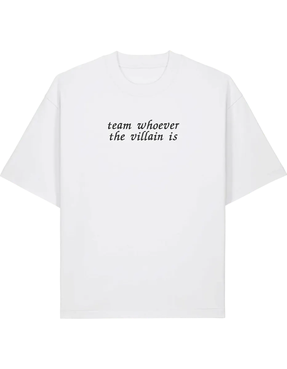 Team villain tricou bookish