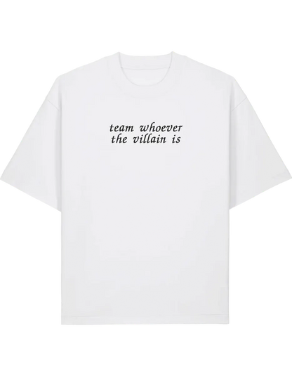 Team villain tricou bookish
