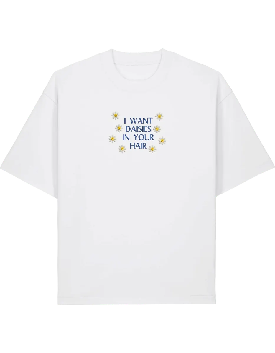 Daisies tricou bookish