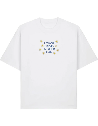 Daisies tricou bookish
