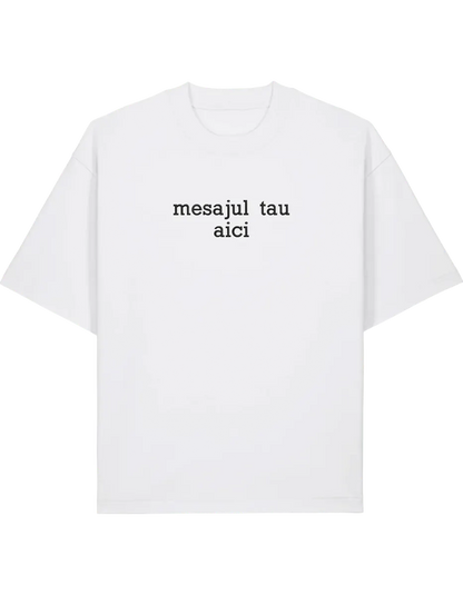 Tricou personalizat font sherif