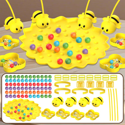 Joc interactiv Albinuță pentru copii, Tabla magnetica multifunctionala, Galben