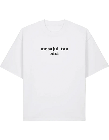Tricou personalizat font basic