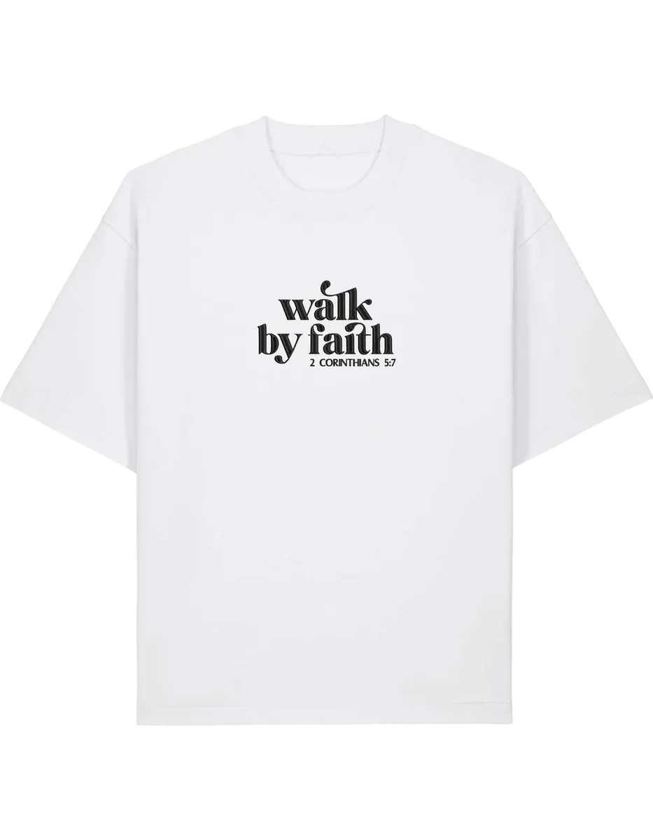 Walk by faith tricou