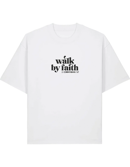 Walk by faith tricou