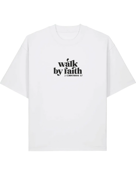 Walk by faith tricou