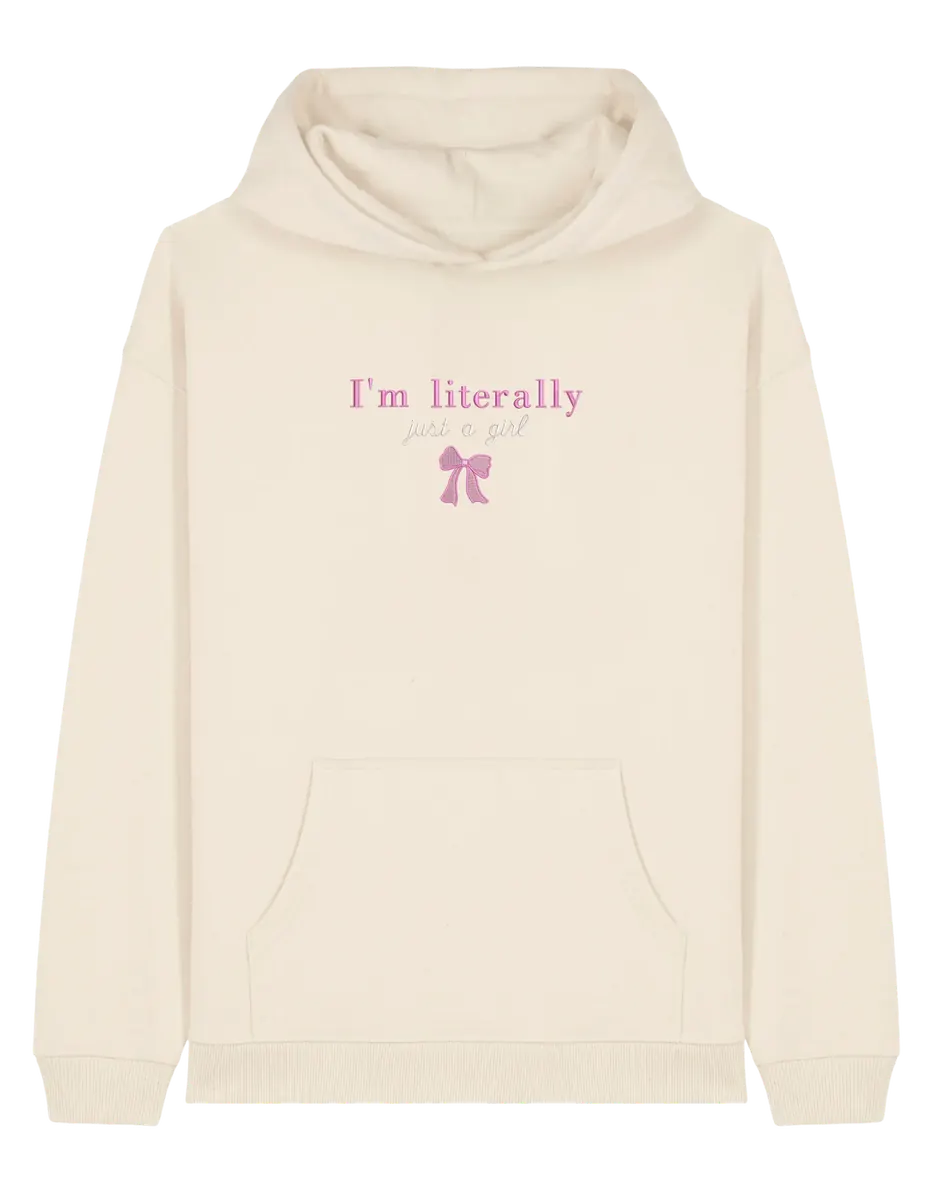Just a girl hoodie Girly
