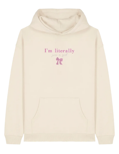 Just a girl hoodie Girly