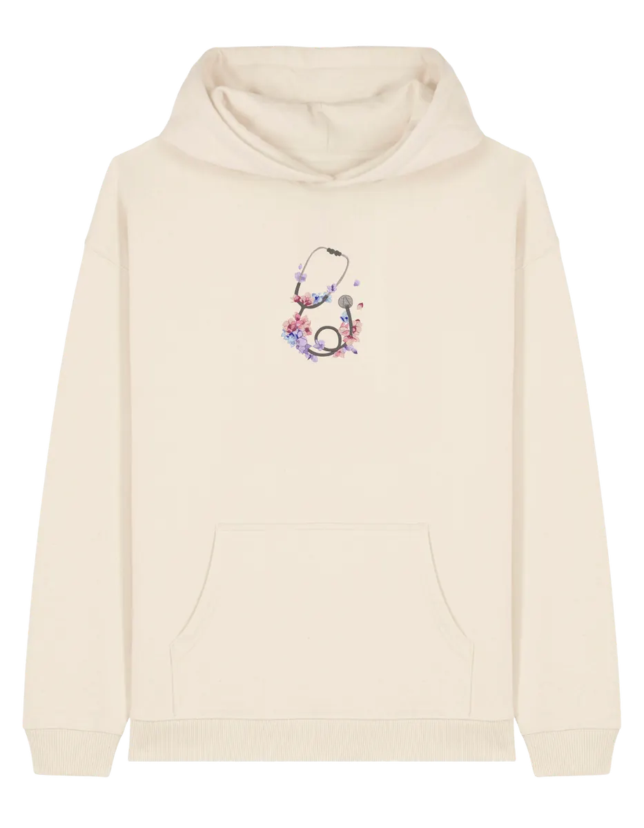 Stetoscop floral hoodie Medical