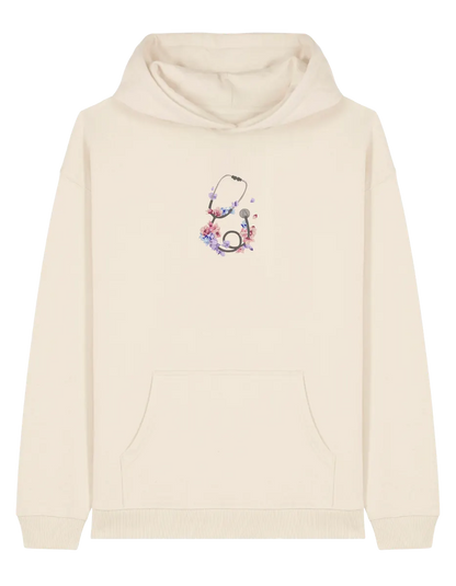Stetoscop floral hoodie Medical