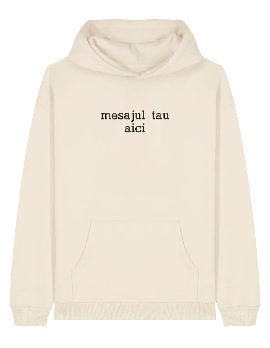 Hanorac personalizat font sherif