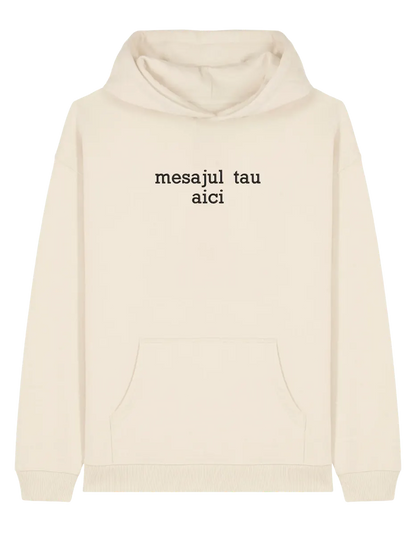 Hanorac personalizat font sherif