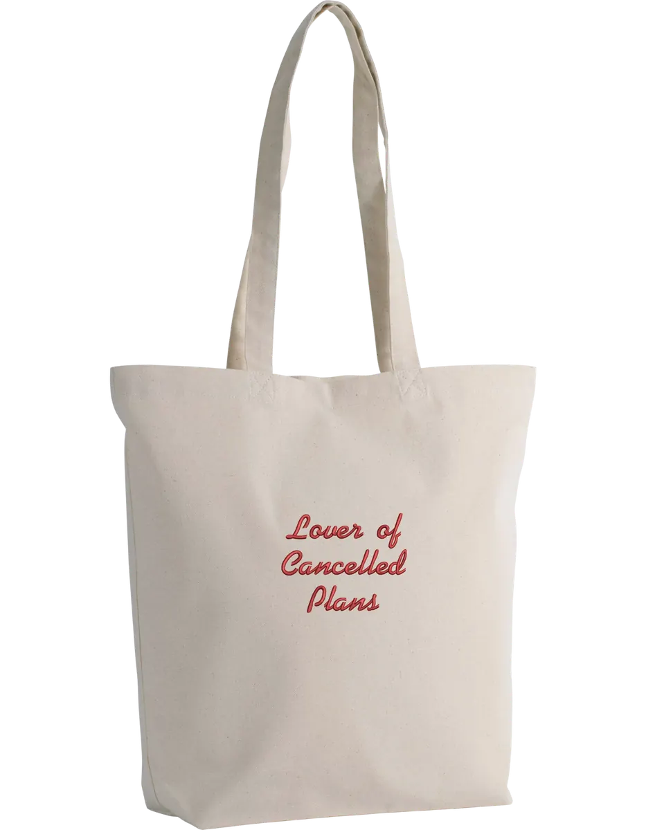 Cancelled plans tote bag