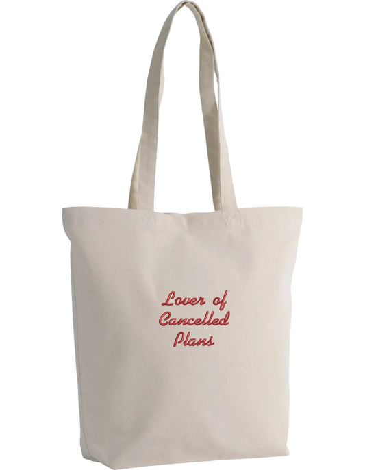 Cancelled plans tote bag