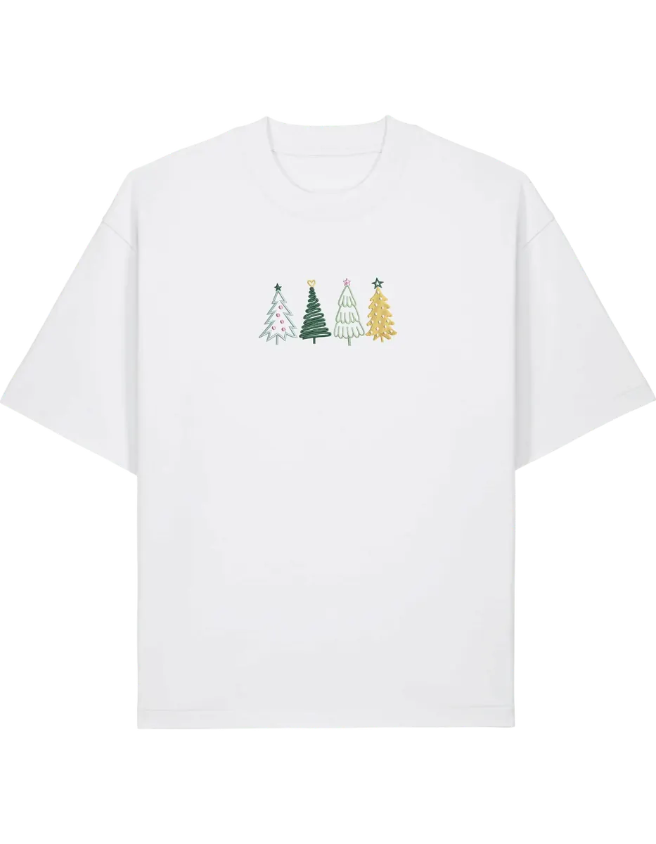 Christmas trees tricou Craciun