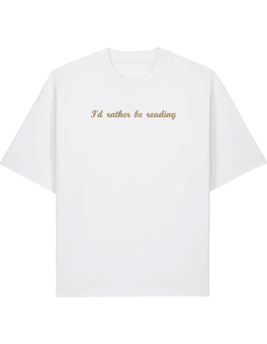 Rather read tricou bookish