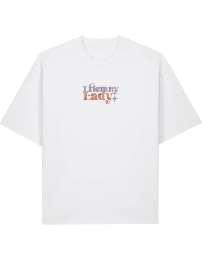 Lady tricou bookish