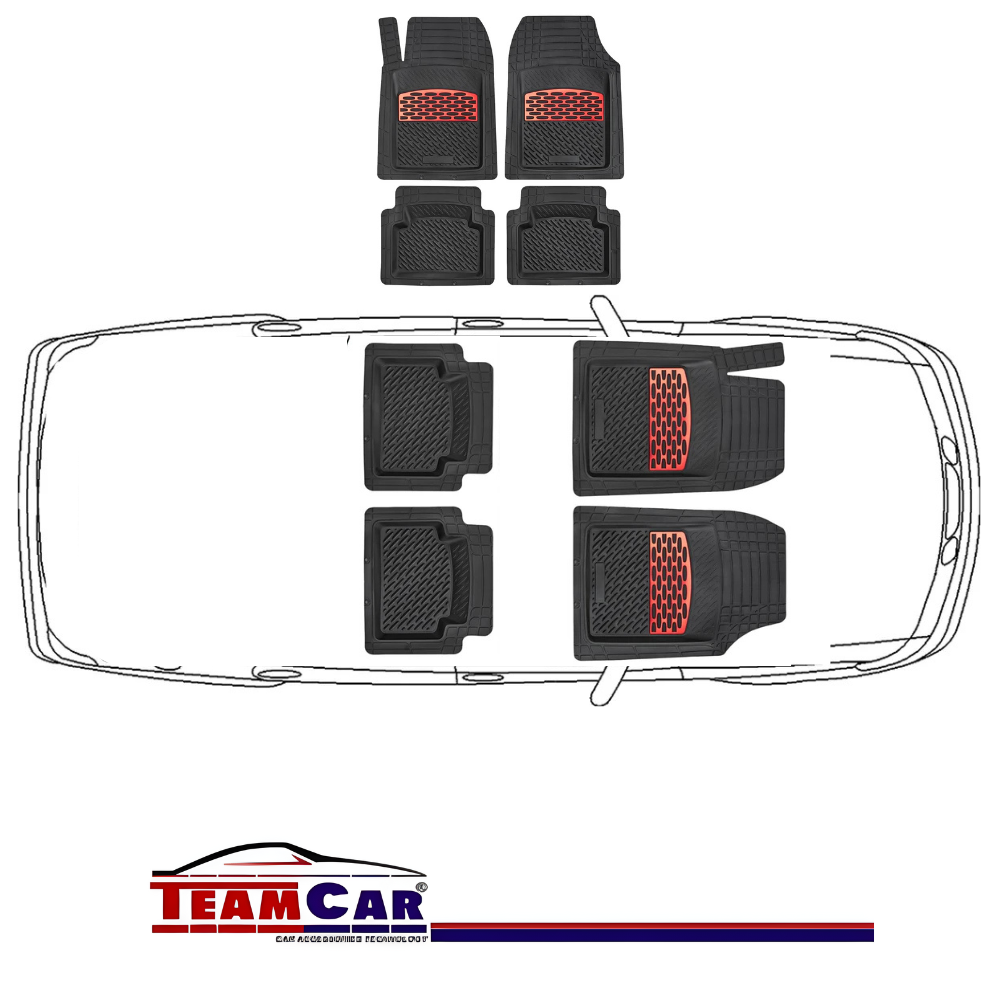 Covorase Auto TeamCar® Tip Tavita Compatibile Audi A5 F5 Sportback (2016–2025) Red