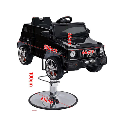 Scaun auto de tuns copii model G-Class, Scaun interactiv cu Bluetooth, Negru