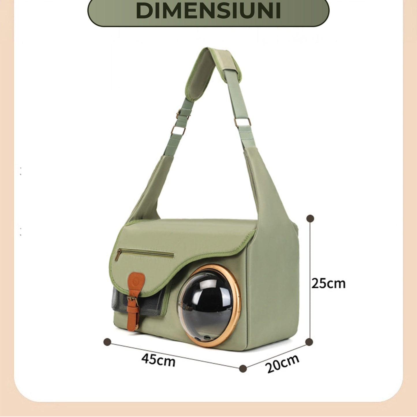 Geanta Timebox, Pliabila si ventilata, avion sau masina, Verde