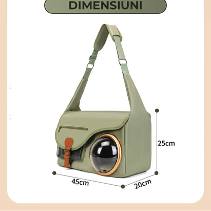 Geanta Timebox, Pliabila si ventilata, avion sau masina, Verde