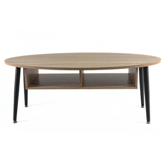 Masuta de cafea, stil modern, inaltime 46cm, Naimeed 801-2, Salcam Deschis