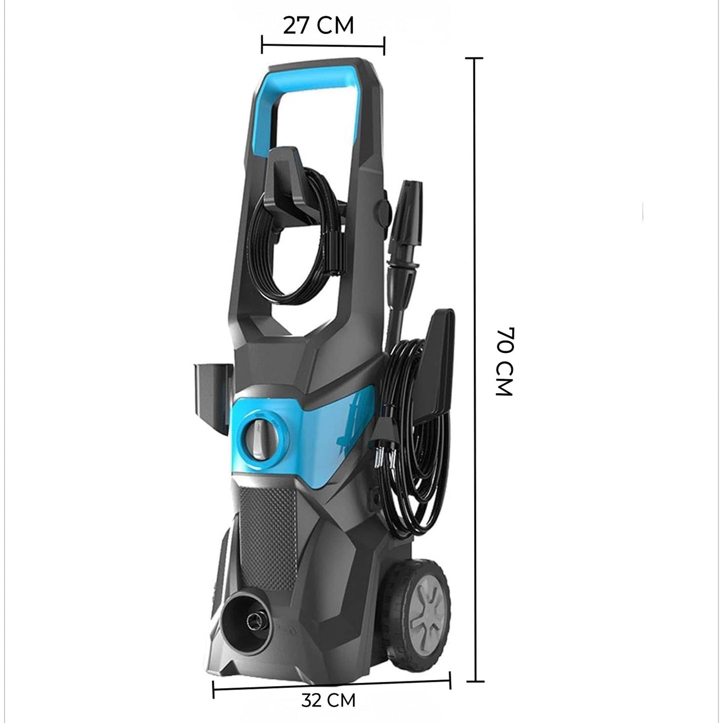 Aparat de Spalat cu Presiune Electric, 3600W, 5GPM, 9l/min, Albastru