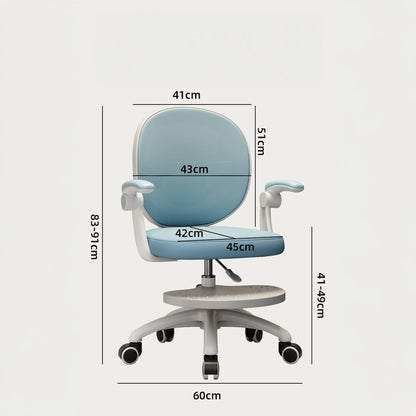 Scaun Reglabil pentru Copii, Model Ergonomic cu Spatar Confortabil, Albastru