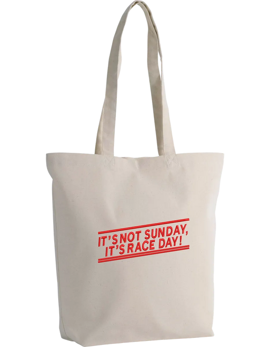 Race day tote bag