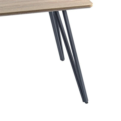 Masa bucatarie, living, blat MDF, Naimeed D9608, Salcam Deschis, 120x70x75cm