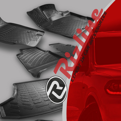 Covorase auto tip tavita Rizline 3D – Dacia Logan 2 Stepway (2013–2024) – Set fata + spate