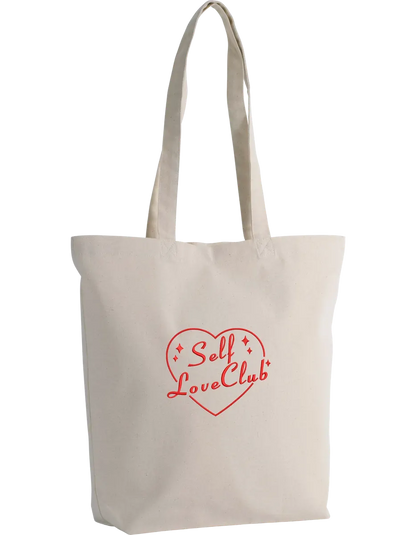 Self love club tote bag
