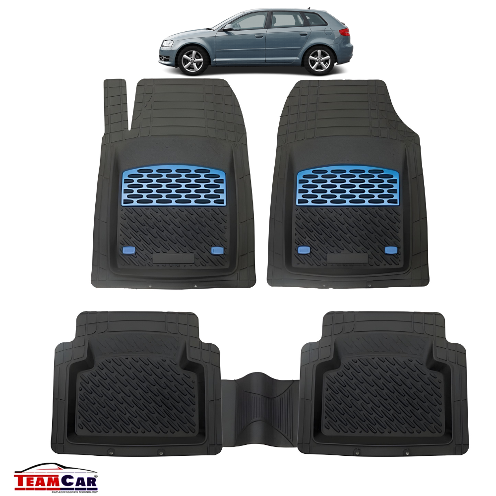 Audi A3 Covorase Auto TeamCar® Tavita Compatibile Hatchback 5 uși (2003–2013) Blue