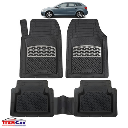 Audi A3 Covorase Auto TeamCar® Tavita Compatibile Hatchback 5 uși (2003–2013) Silver
