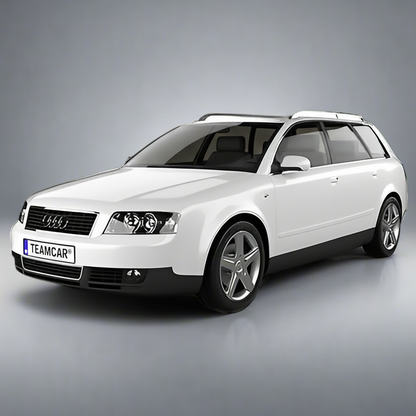 Covorașe Universale Tip Tăviță TEAMCAR® Audi A4 B6 Variant (2000–2004), Set 5 Bucăți, Red