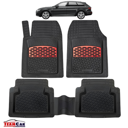 Audi A4 B8 Allroad Covorase Auto TeamCar® Tip Tavita Compatibile (2009–2016) Red