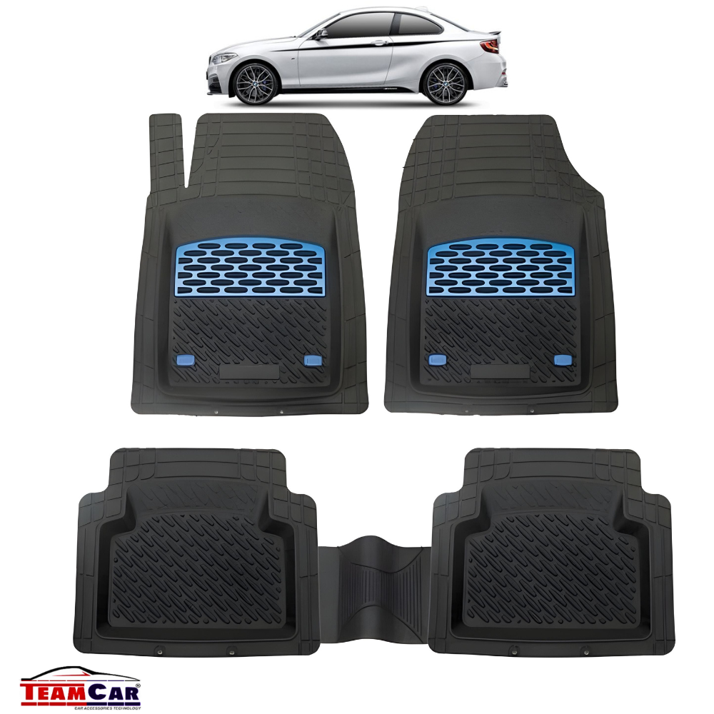 BMW Seria 2 F22 Coupe Covorase Auto TeamCar® Tip Tavita Compatibile (2014–2021) Blue