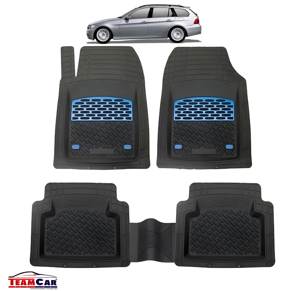 BMW Seria 3 E91 Touring / Break (2005–2012) Covorase Auto TeamCar® Tip Tavita Compatibile Blue
