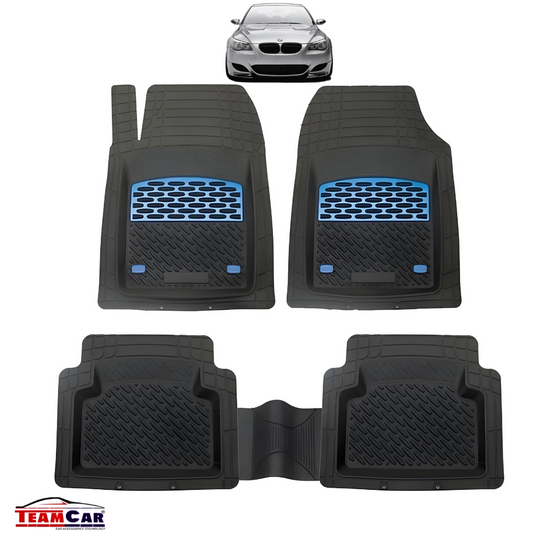 BMW Seria 5 E60 Covorase Auto TEAMCAR® Tip Tăvită pentru 2003-2010, Compatibile Universal, Blue