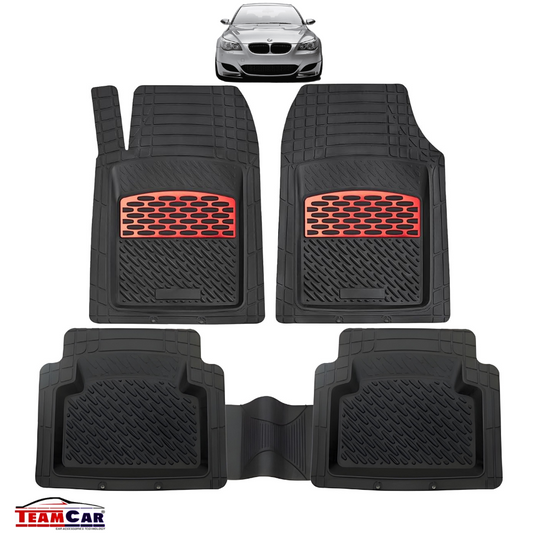 BMW Seria 5 E60 Covorase Auto TEAMCAR® Tip Tăvită pentru 2003-2010, Compatibile Universal, Red