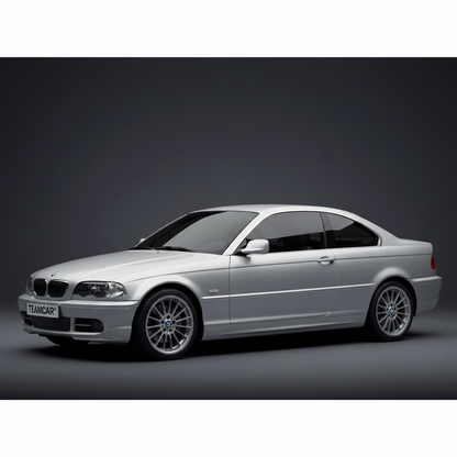 Covorase Cauciuc tip tavita Compatibile BMW Seria 3 E46 Coupe (1998–2006) Silver