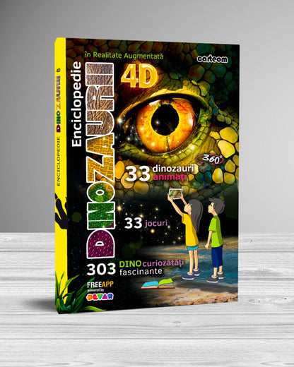 Dinozaurii-Enciclopedie cu Realitate Augmentată, 4D