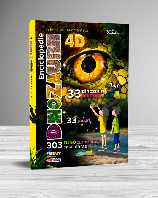 Dinozaurii-Enciclopedie cu Realitate Augmentată, 4D