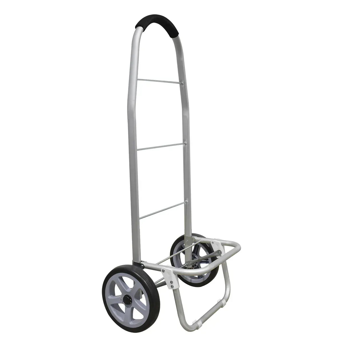 Carucior de piata pliabil, cadru din aluminiu, Naimeed D4951, 2 roti, 49 L, Rosu